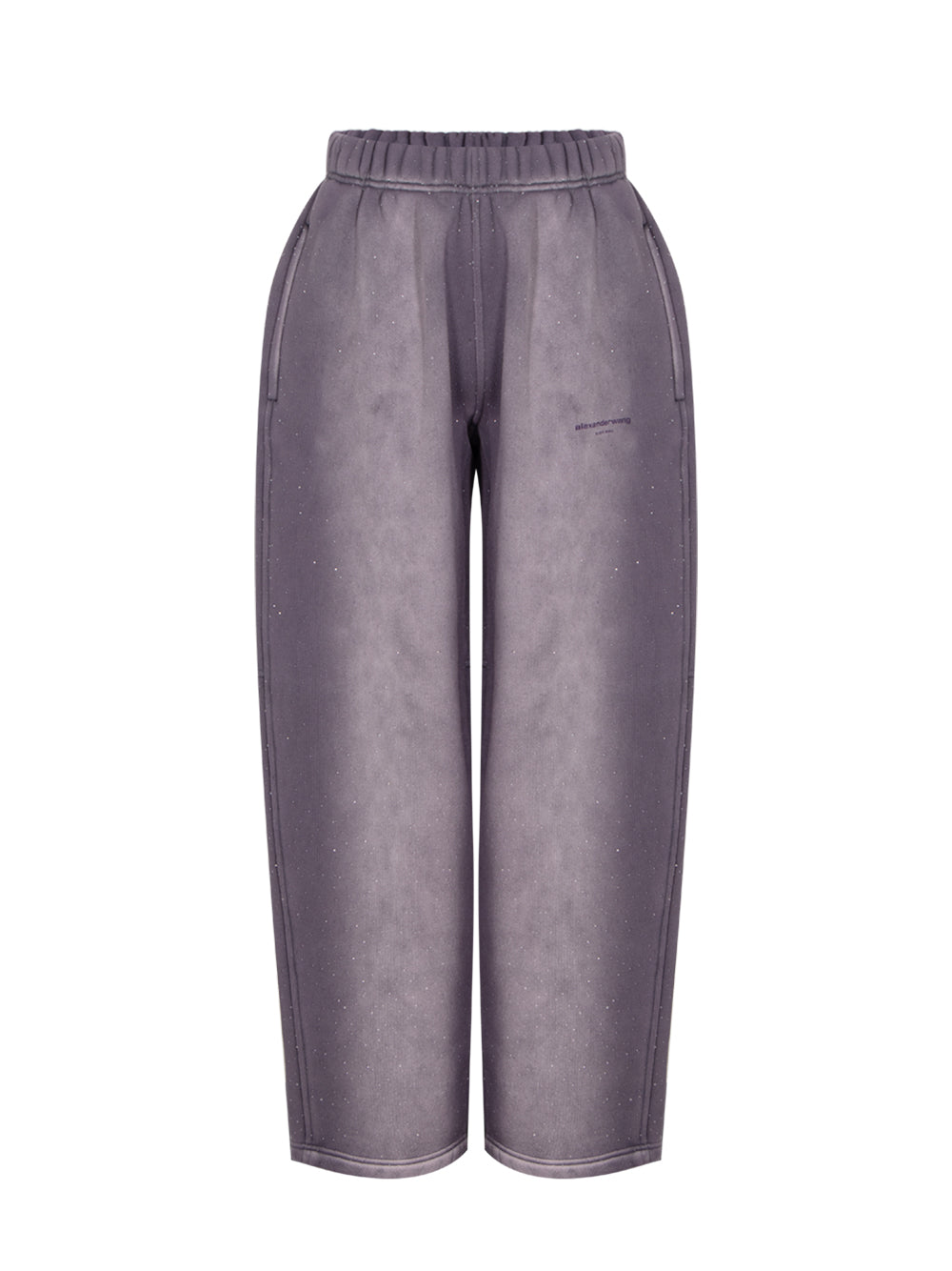 Crystal Hotfix Sweatpant (Washed Purple)