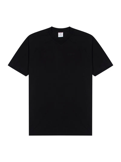 Cut-Up V-Neck T-Shirt (Black)
