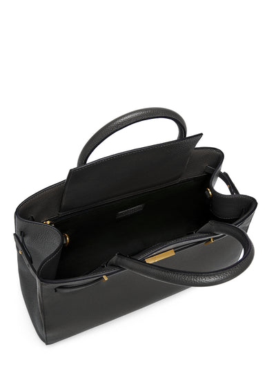 The Midi Hudson Handbag (Black)