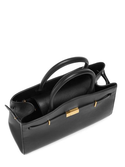 The Midi Hudson Handbag (Black)