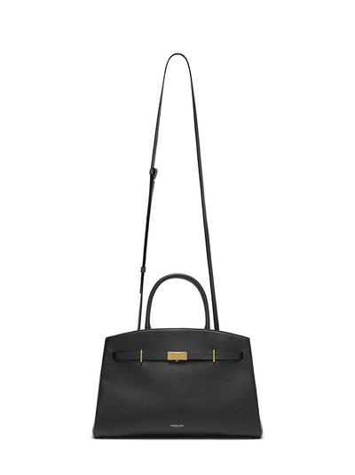 The Midi Hudson Handbag (Black)