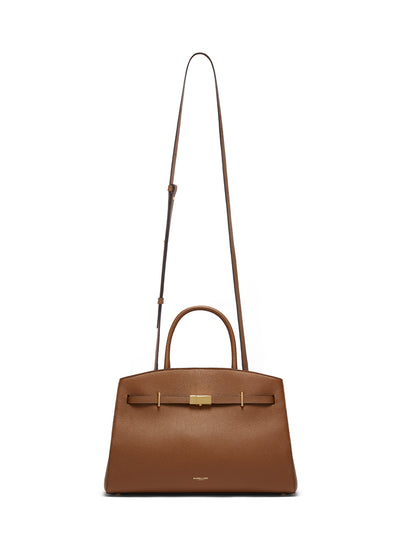 The Midi Hudson Handbag (Tan)