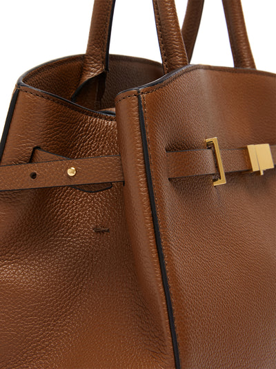The Midi Hudson Handbag (Tan)
