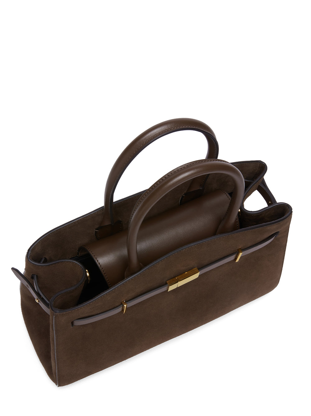 The Midi Hudson Handbag (Mocha)