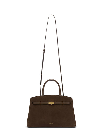 The Midi Hudson Handbag (Mocha)
