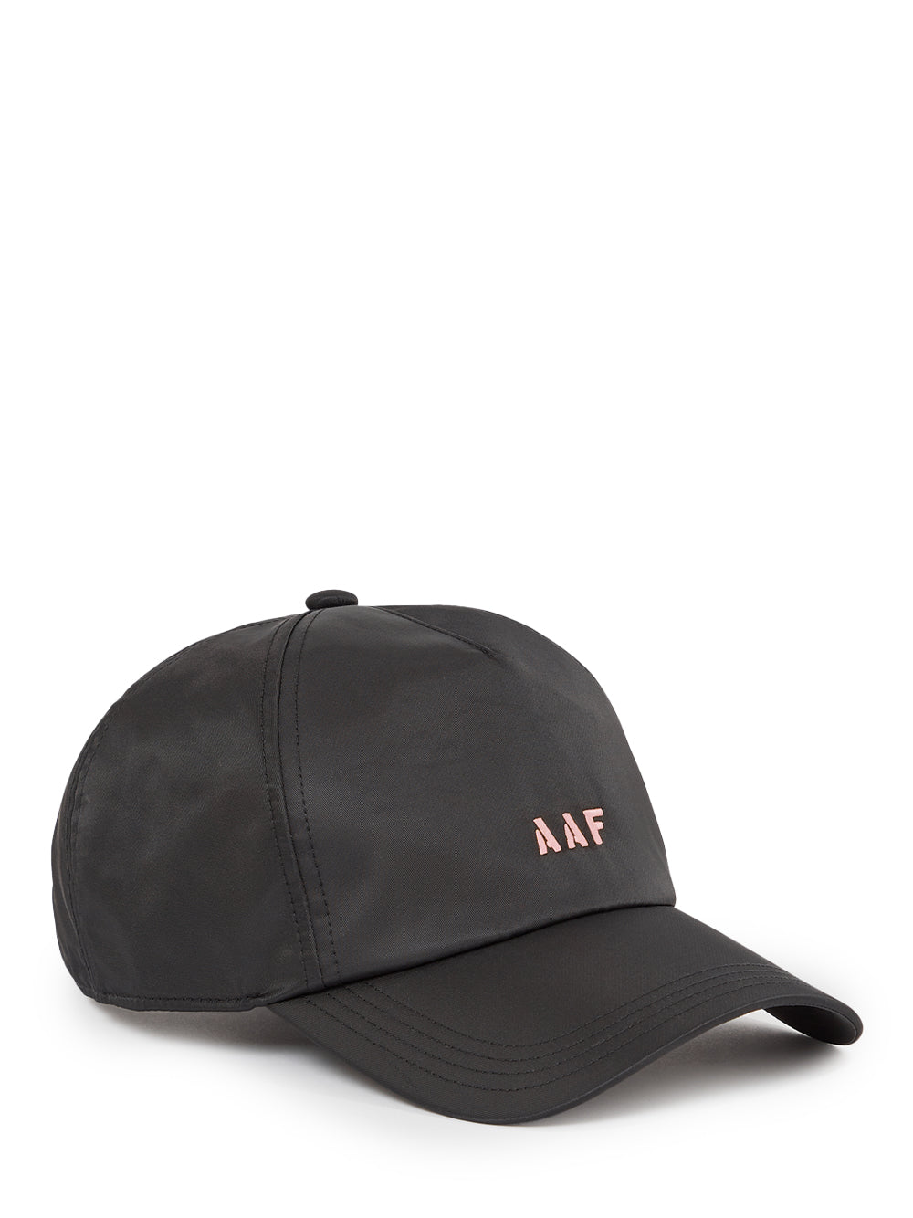 Logo Nylon Baseball Cap Black