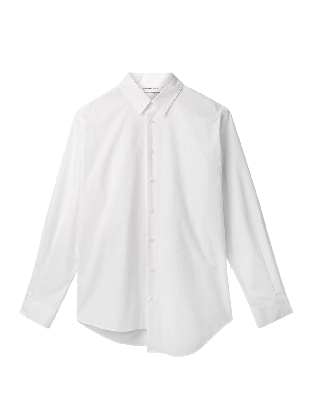 Pm1-5 Asymmetrical Shirt White