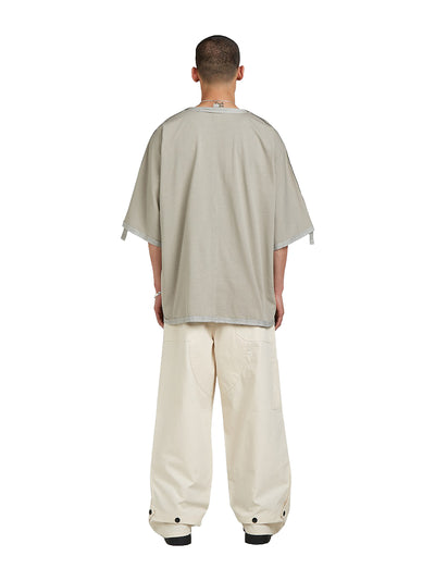 Lm1-7 Heren T-Shirt Mid Grey