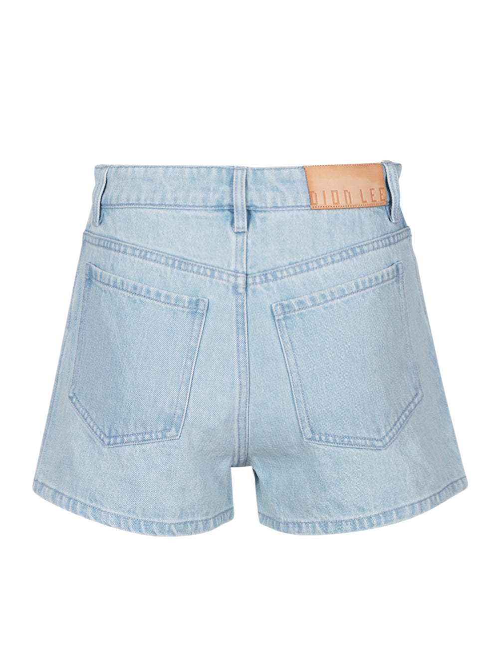 Denim Frayed Short (Cyan)