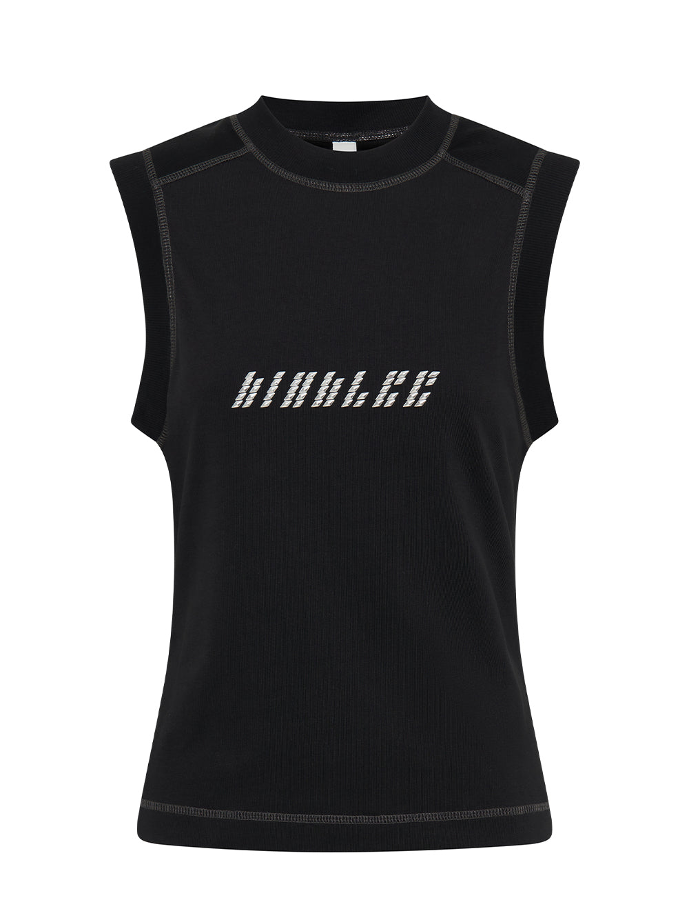 Diamond Glass Muscle Tank (Black)