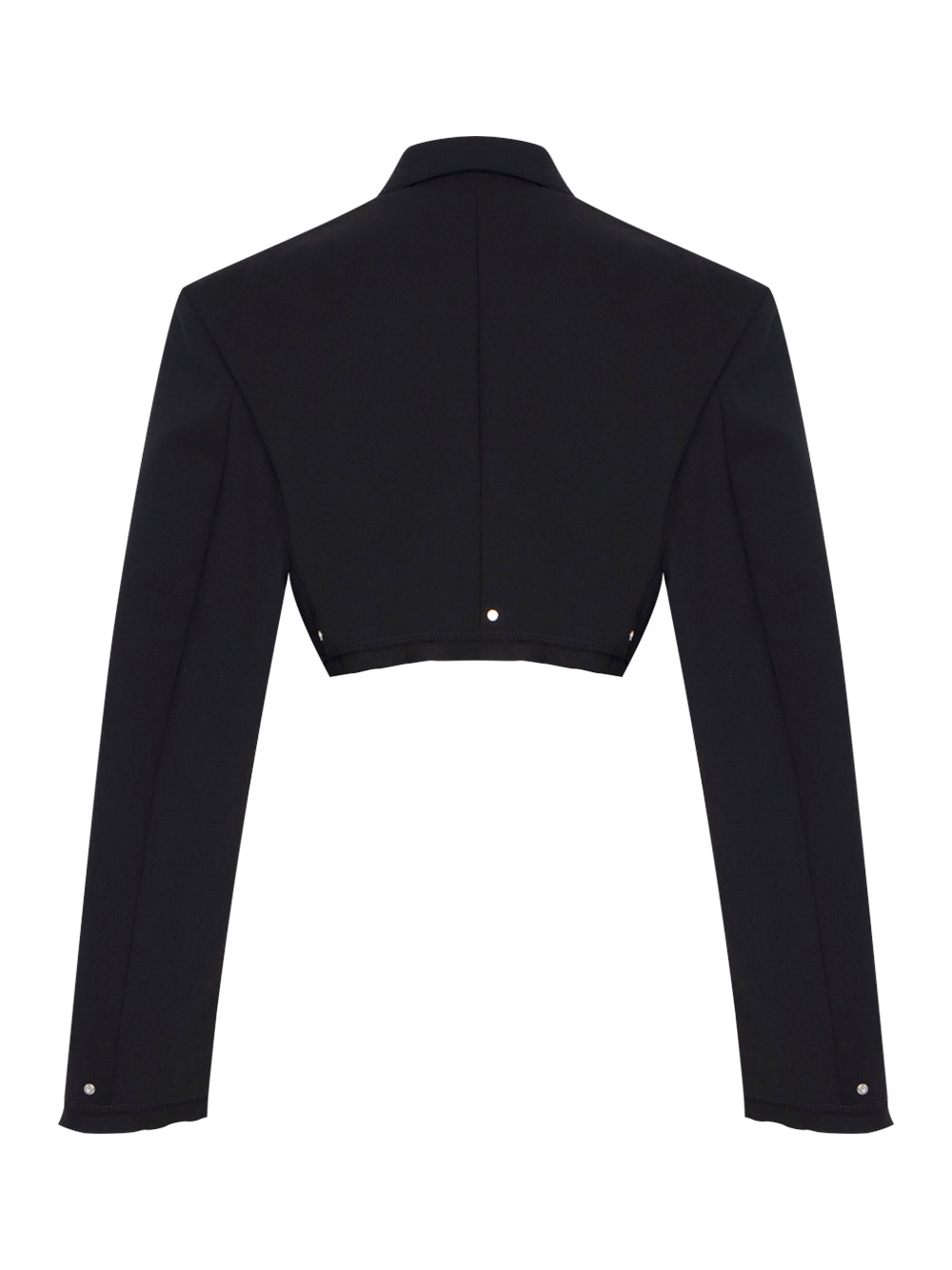 Oversized Crop Jacket (Black)