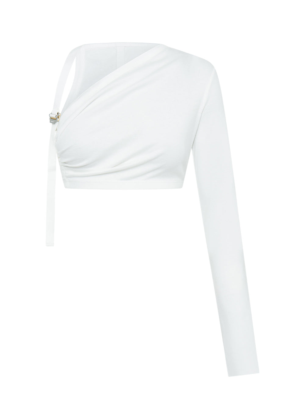 Safety Slider Crop Top (Ivory)