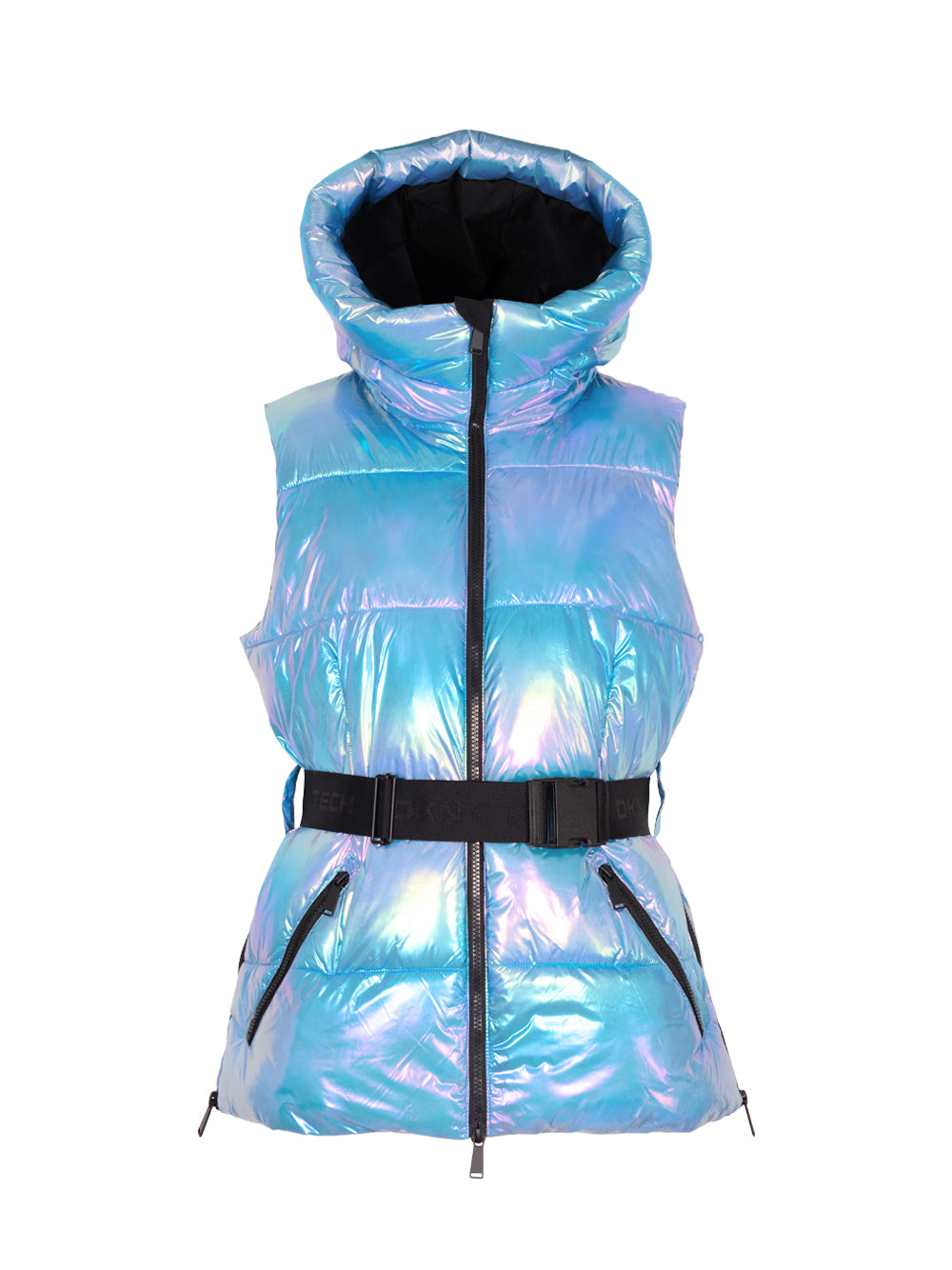 DKNY-Belted-Puffer-Vest-with-Hood-Malibu-1