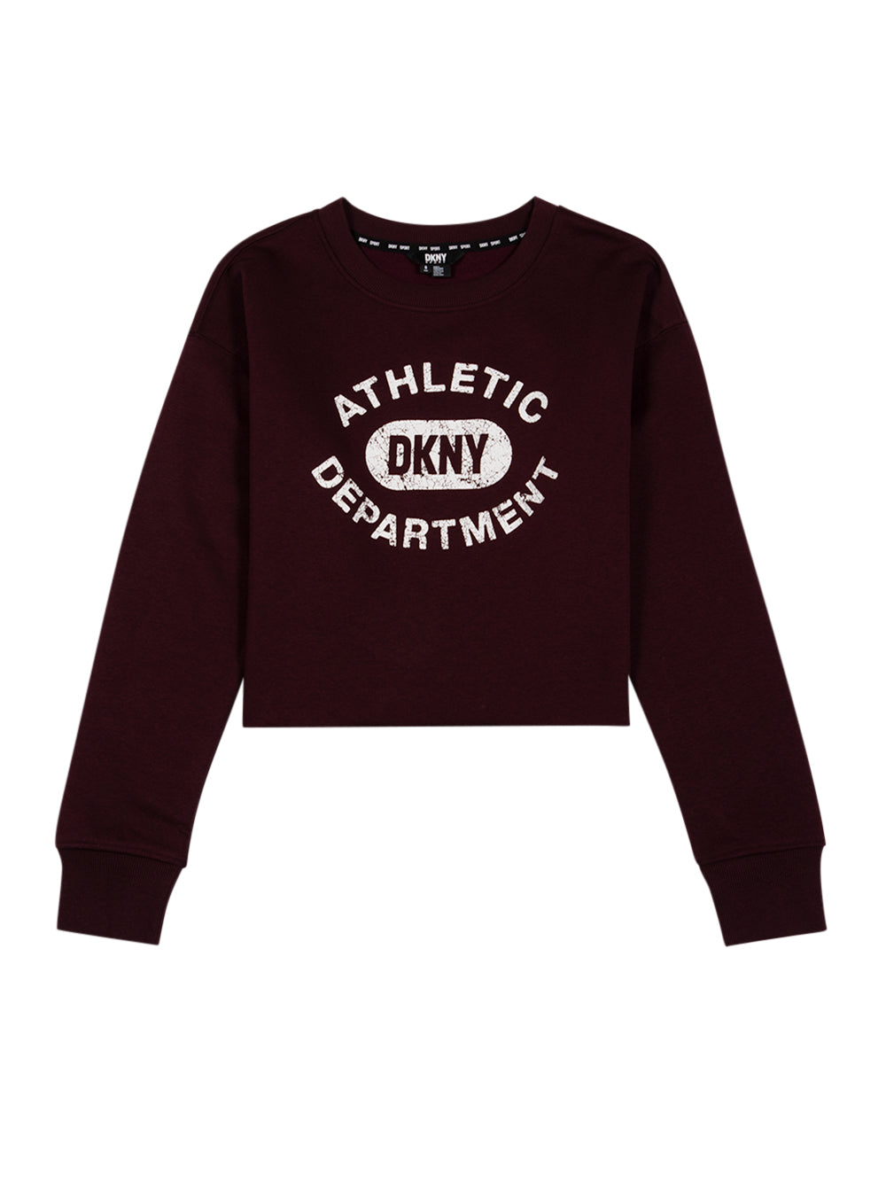 DKNY-DistressedVarsityLogoRawEdgeCrewNeckPullover-Currant-01