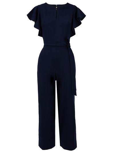 DKNY-FlutterSleeeveJumpsuitWithTieBelt-OverallsMidnight-1