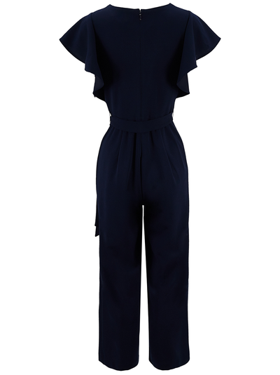 DKNY-FlutterSleeeveJumpsuitWithTieBelt-OverallsMidnight-2