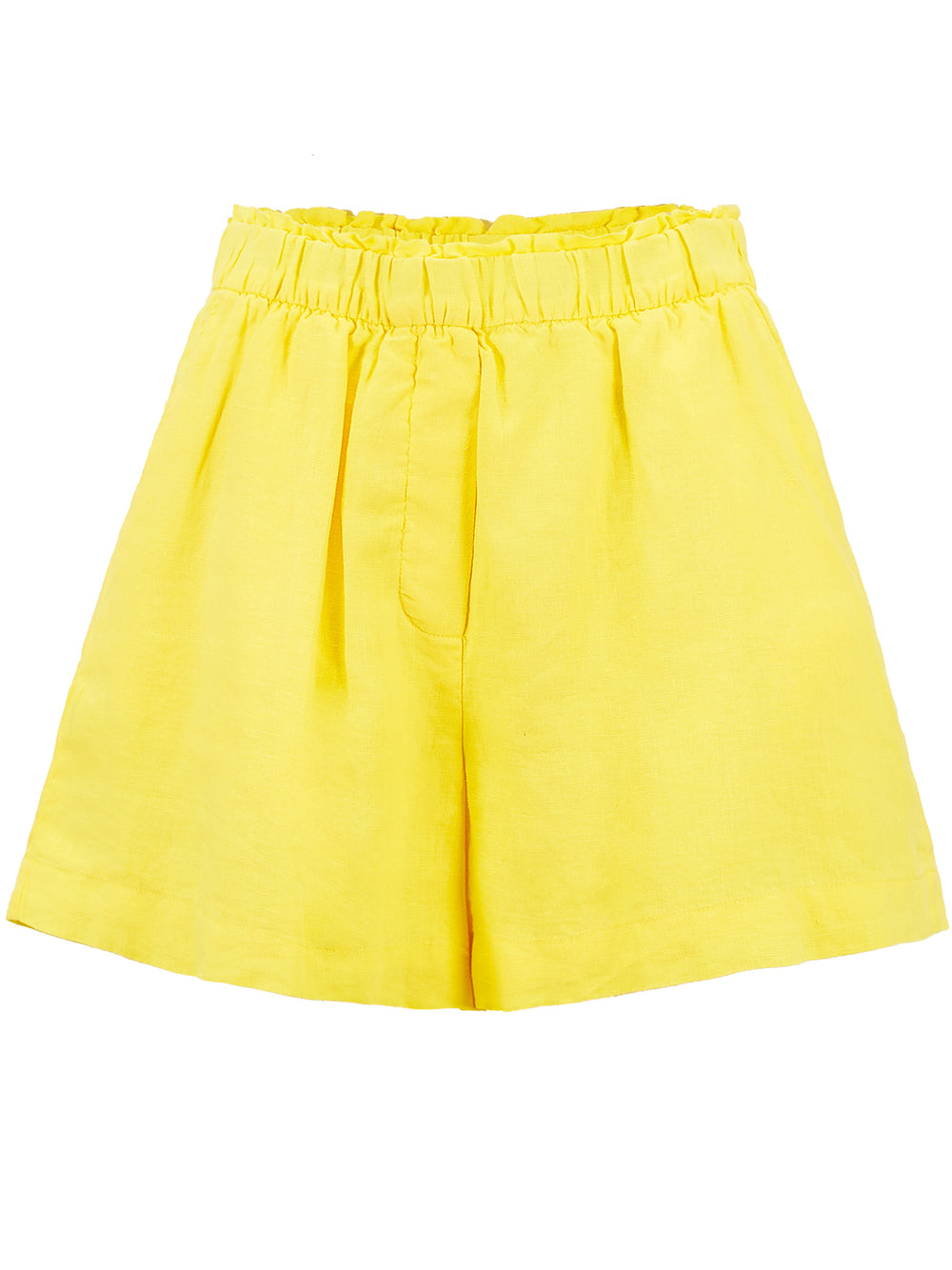 DKNY-HankyLinenPullOnShorts-Yellow-1