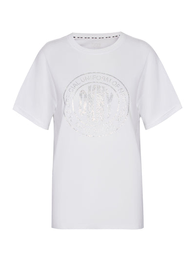 DKNY-Rhinestone-Medallion-Logo-T-Shirt-White-1