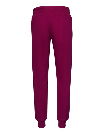 DKNY-RhinestoneLogoSweatpants-Beet-02