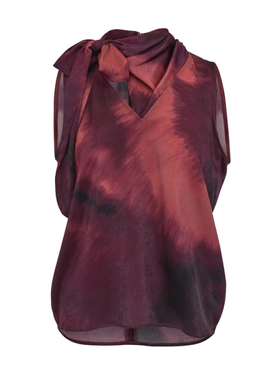 DKNY-ScarfNeckSleevelessBlouse-BrklaneMulti-01