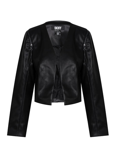 DKNY-ShoulderZipperJacket-Black-01