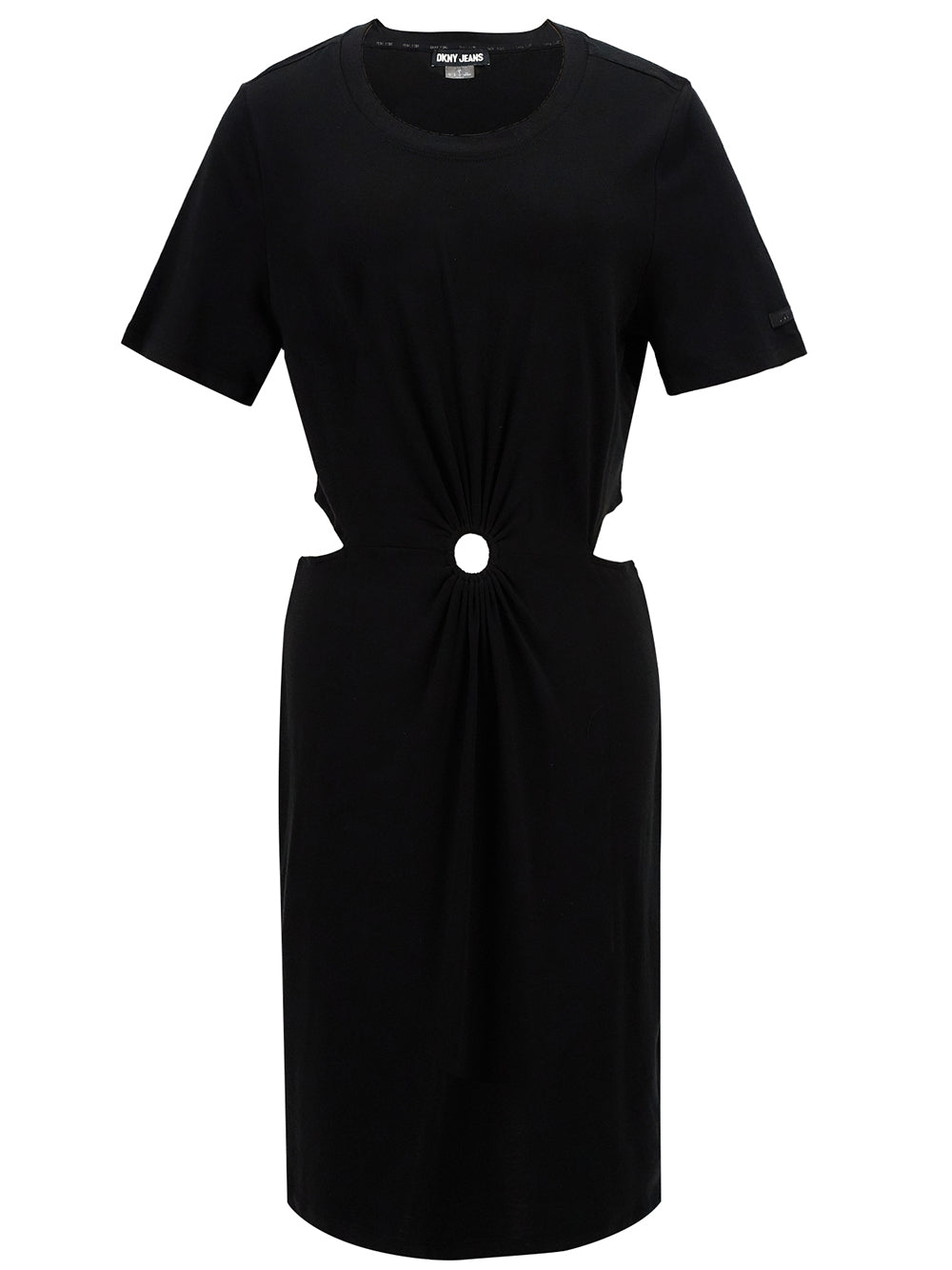 DKNY-WomenShortsleeveCutOutDress-Black-1