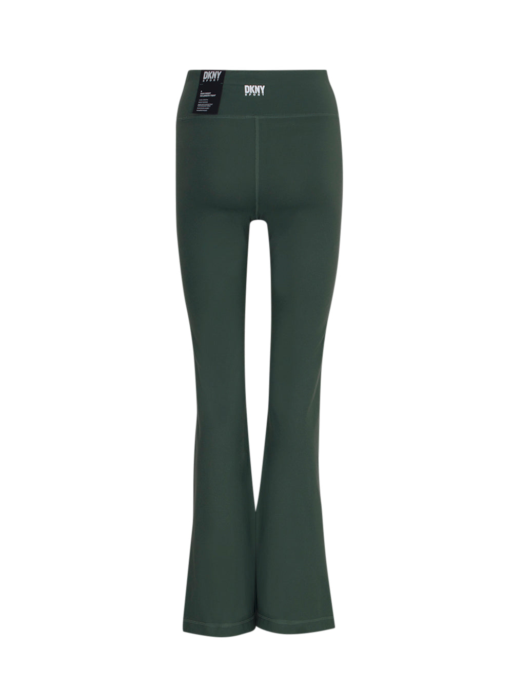 Balance Compression High Waist Flare Tight with Slit (Duck Green)