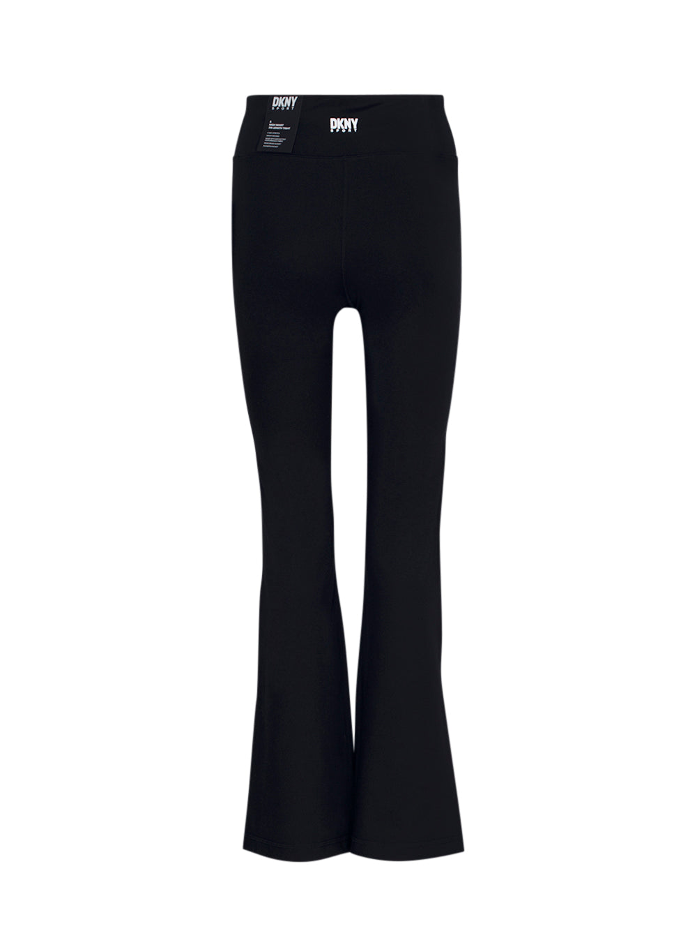 Balance Compression High Waist Flare Tight With Slit (Black)