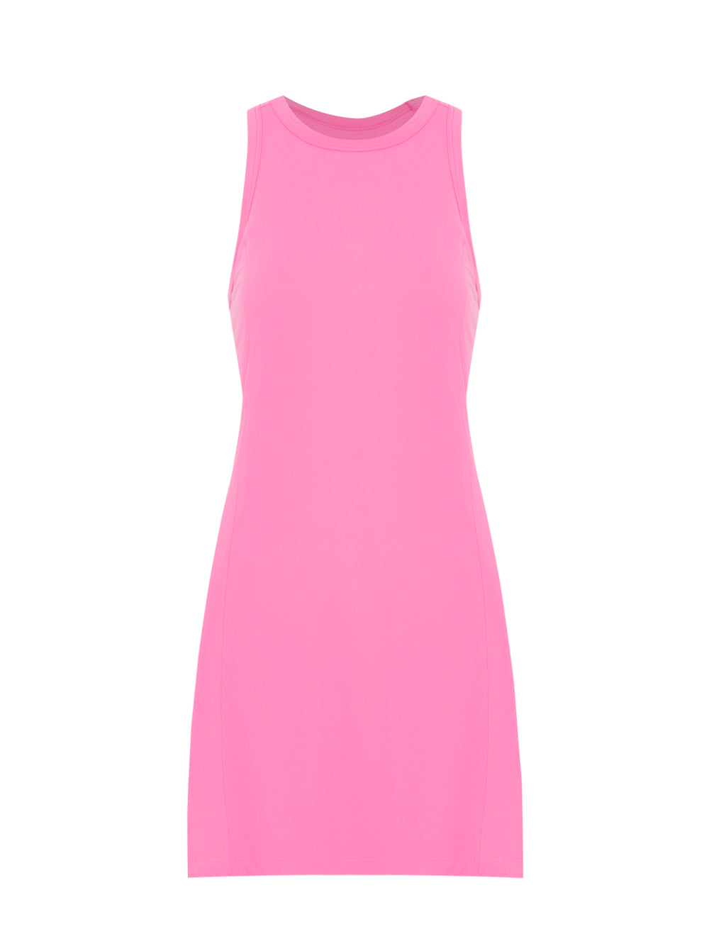Balance Compression Racerback Tennis Dress With Built In Bra (Azalea Pink)