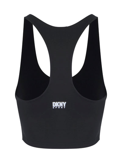 Balance Compression Scoop Neck Longline Bra (Black)