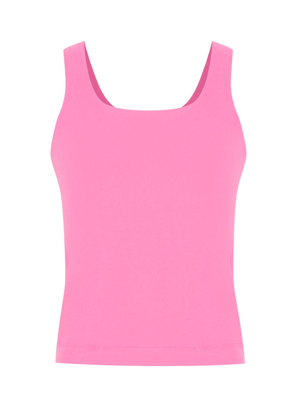 Balance Compression Tank With Built In Bra (Azalea Pink)