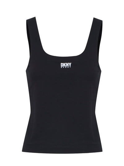 Balance Compression Tank with Built In Bra (Black)