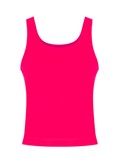 Balance Compression Tank With Built In Bra (Virtual Pink)