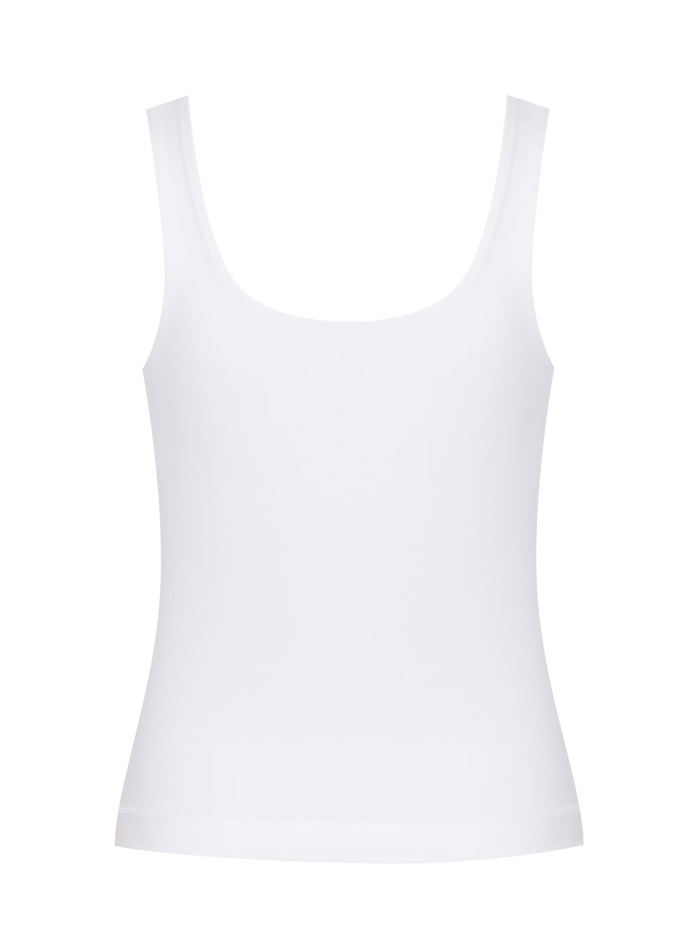 Balance Compression Tank With Built In Bra (White)