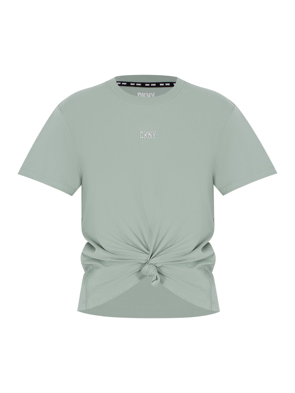 Bubble Logo Front Knot Front Tee (Lily Pad)