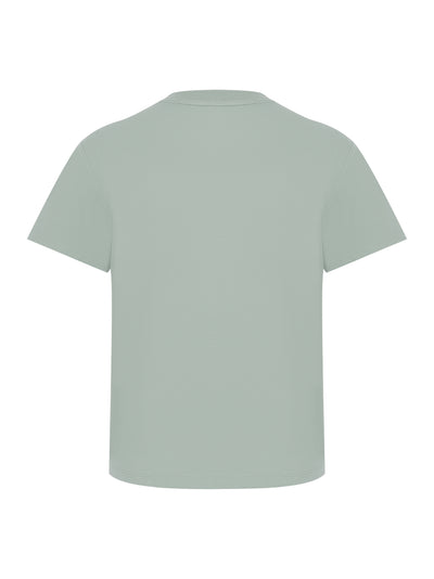Bubble Logo Front Knot Front Tee (Lily Pad)