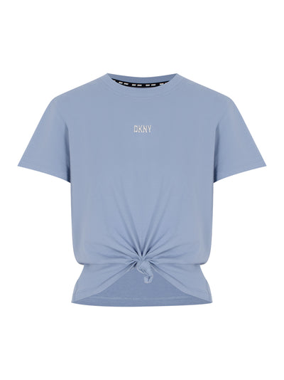 Bubble Logo Front Knot Front Tee (Stonewash)