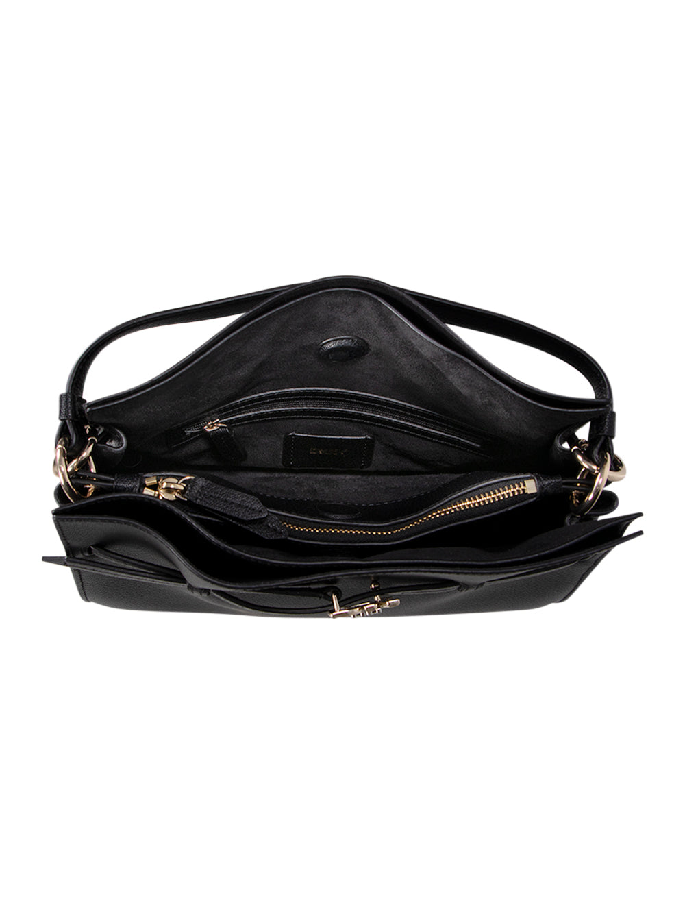 Bushwick Small Shoulder Bag (Black/Gold)
