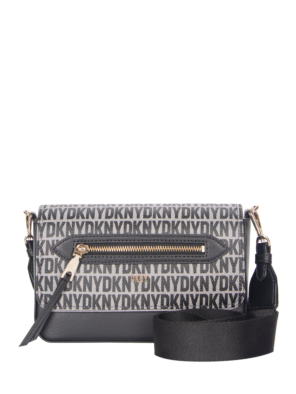 Chelsea Medium Flap Crossbody Black (Logo Black)