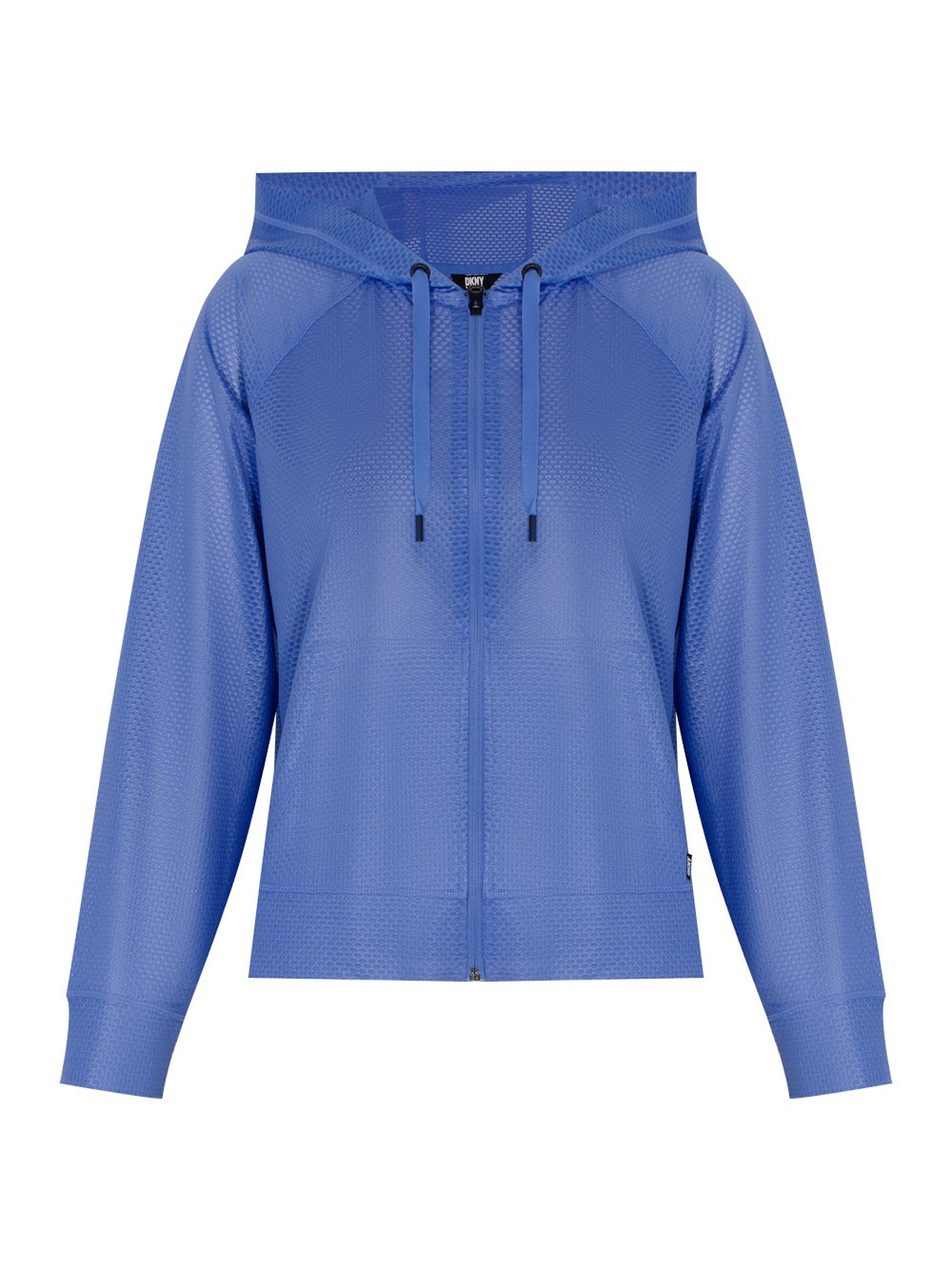 Chintz Honeycomb Mesh Full Zip Hoodie (Amparo Blue)