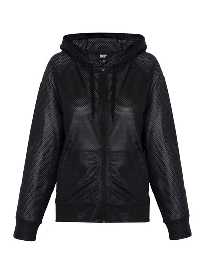 CHINTZ HONEYCOMB MESH FULL ZIP HOODIE