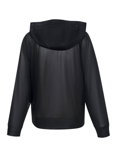 CHINTZ HONEYCOMB MESH FULL ZIP HOODIE