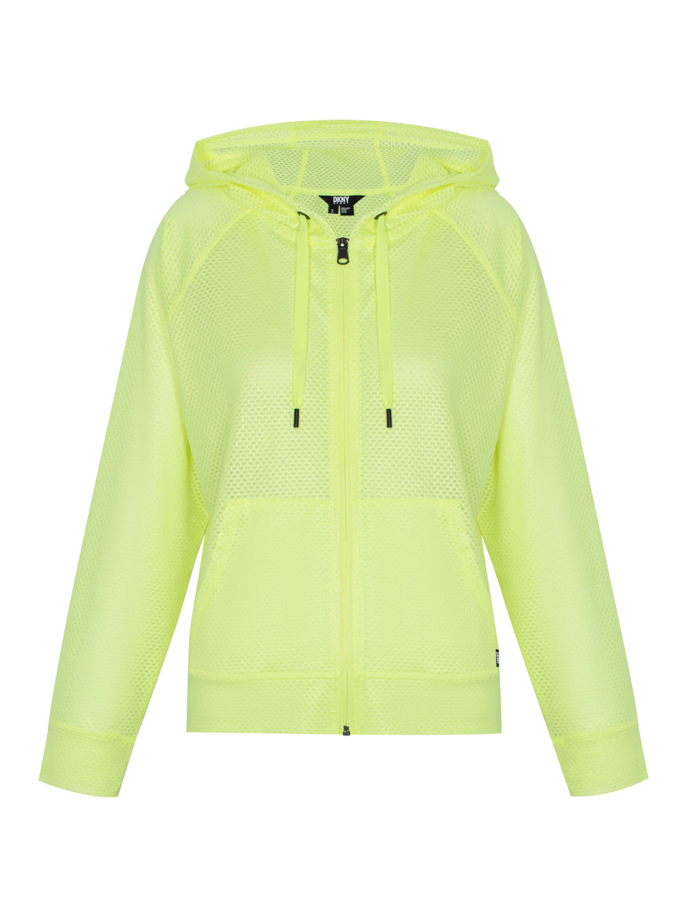 Chintz Honeycomb Mesh Full Zip Hoodie Zest