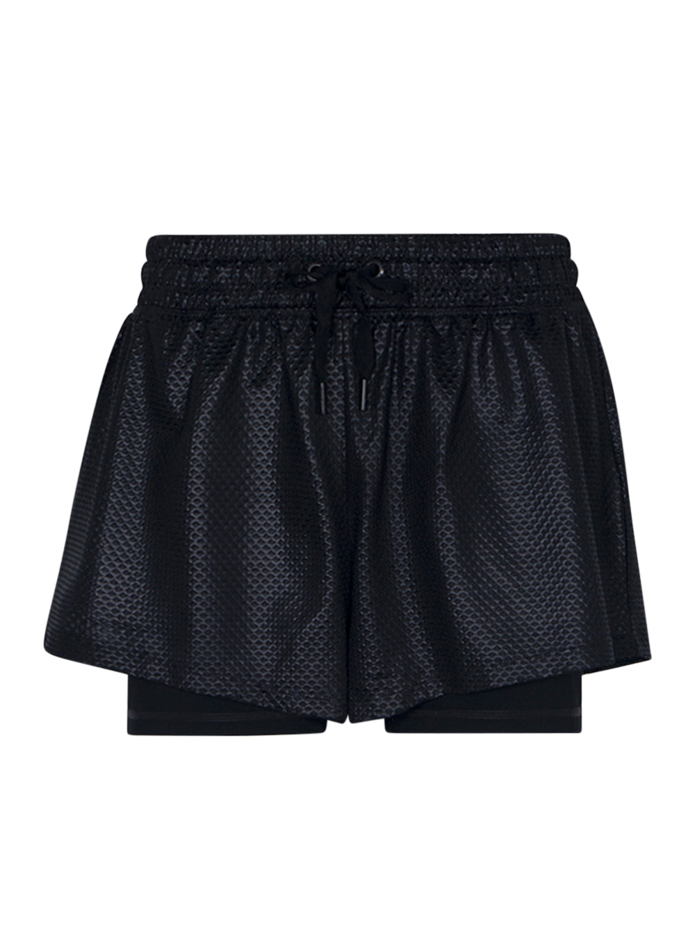 Chintz Honeycomb Mesh Short with Balance Liner Short (Black)