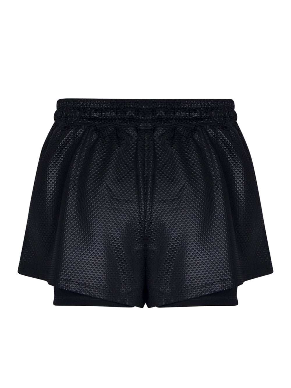 Chintz Honeycomb Mesh Short with Balance Liner Short (Black)