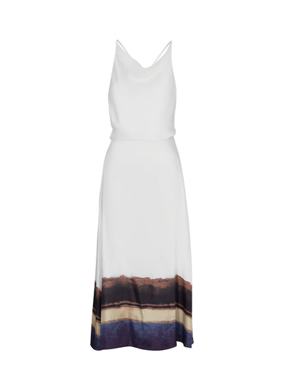 Dresses Open Back Midi Dress (Oat Multicolor)