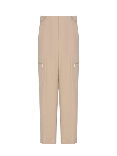 Frosted Twill Cargo Trousers (Sandalwood)