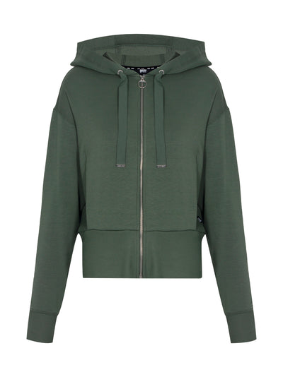 Full Zip Greenwich Hoodie (Duck Green)