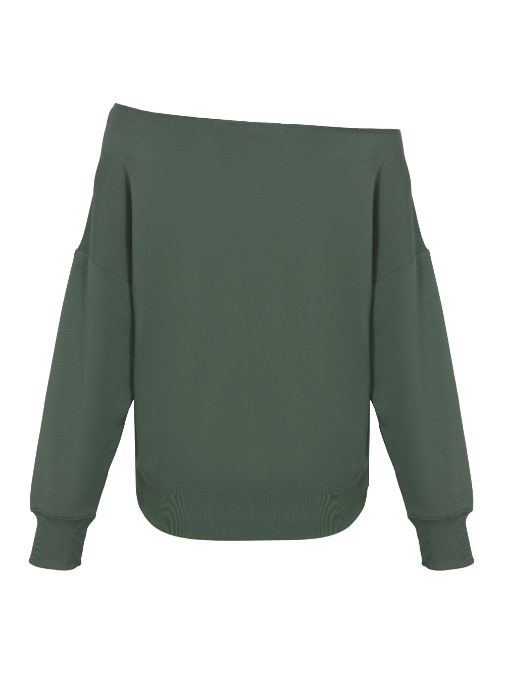 Greenwich Off The Shoulder Pullover (Duck Green)
