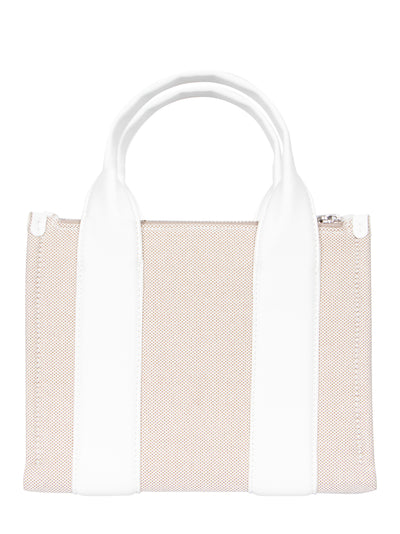 Holly SM Tote (Natural/White)